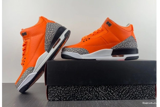 CT8532-801 3 335 Jordan AllSeason Air AJ3 CT8532-801 Retro "Orange" 0528